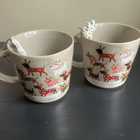 Set of 2 PRIMA DESIGN Holiday Dachshund Mugs - Picture 3 of 6
